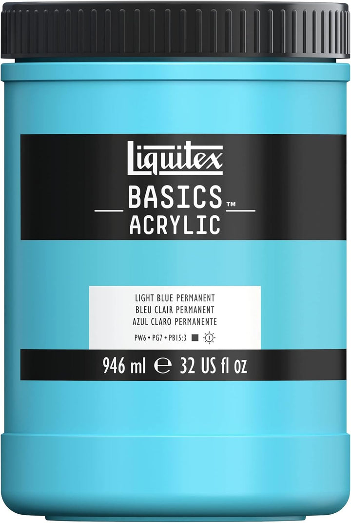 Liquitex 8870368 Basics - Acrylfarbe, monopigmentierte Künstlerpigmente, lichtecht, mittlere Viskosi