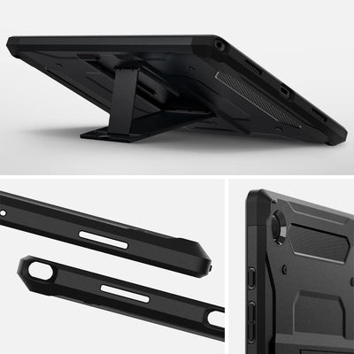 Spigen Tough Armor Pro Kompatibel mit Samsung Galaxy Tab A8 10.5" (2021) - Schwarz