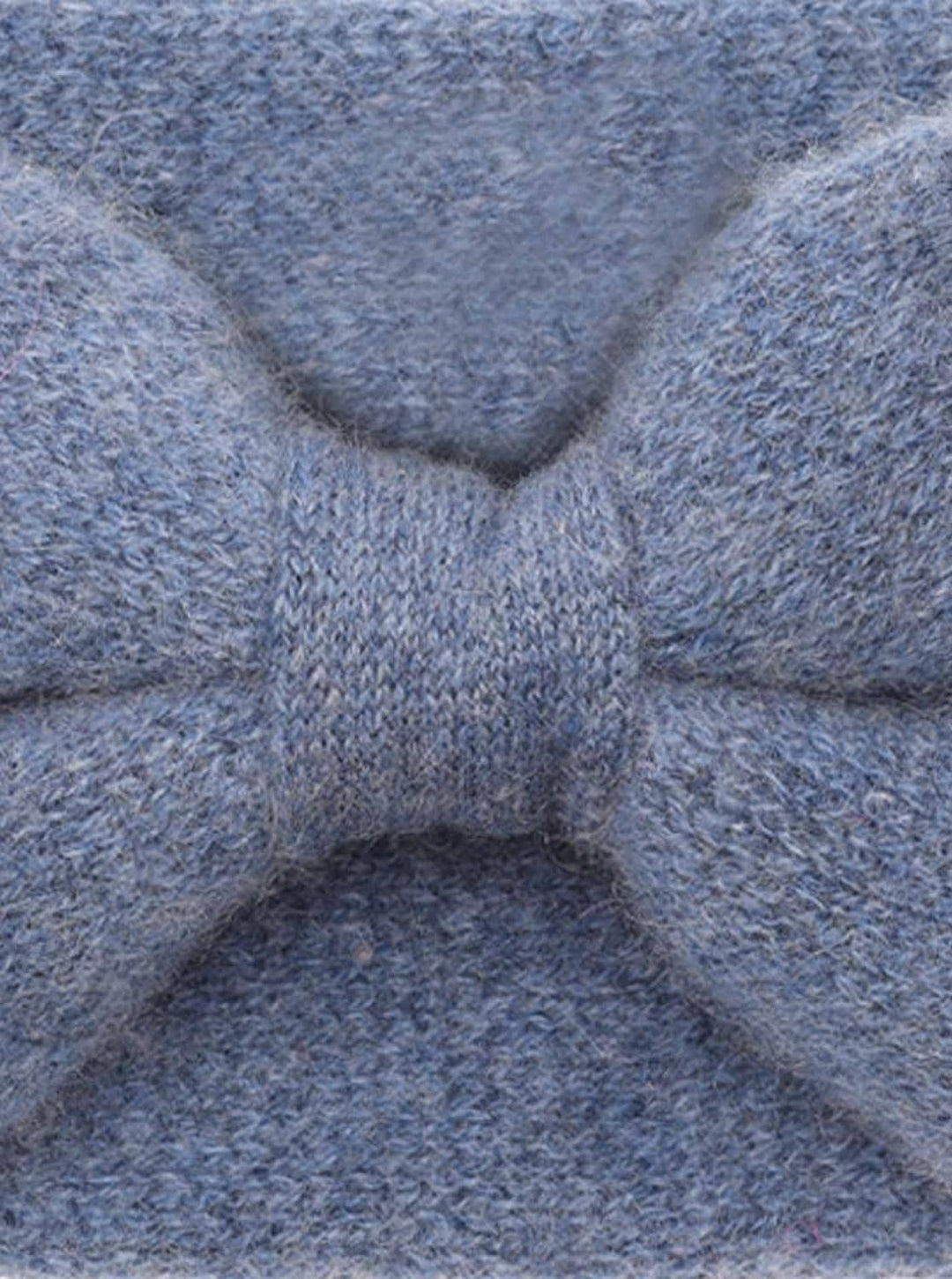 Zwillingsherz Stirnband aus 100% Kaschmir - Hochwertiges Kopfband im Uni Design für Damen Frauen Mäd