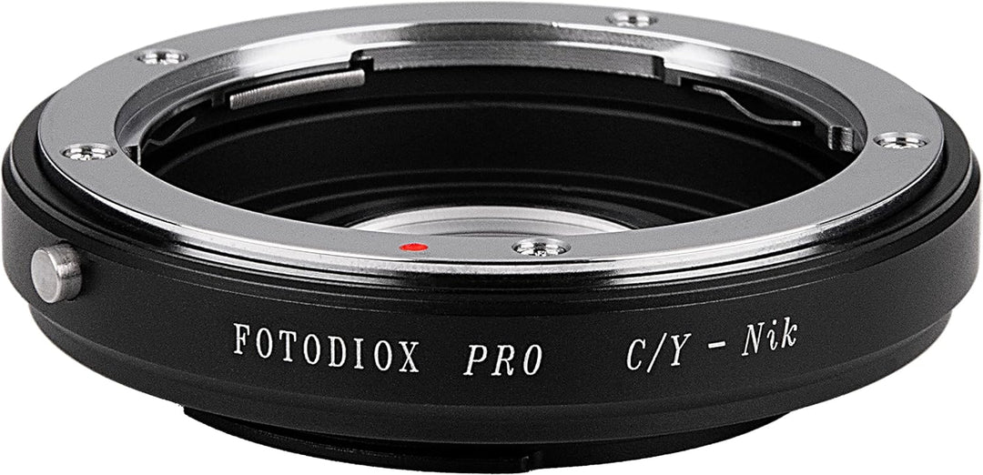 Fotodiox Pro Lens Mount Adapter Compatible with Contax/Yashica (CY) Lenses on Nikon F-Mount Cameras