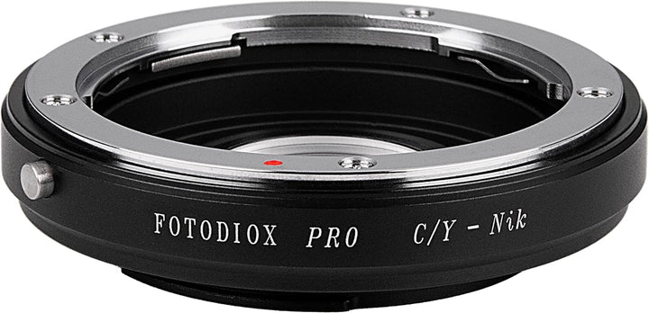 Fotodiox Pro Lens Mount Adapter Compatible with Contax/Yashica (CY) Lenses on Nikon F-Mount Cameras