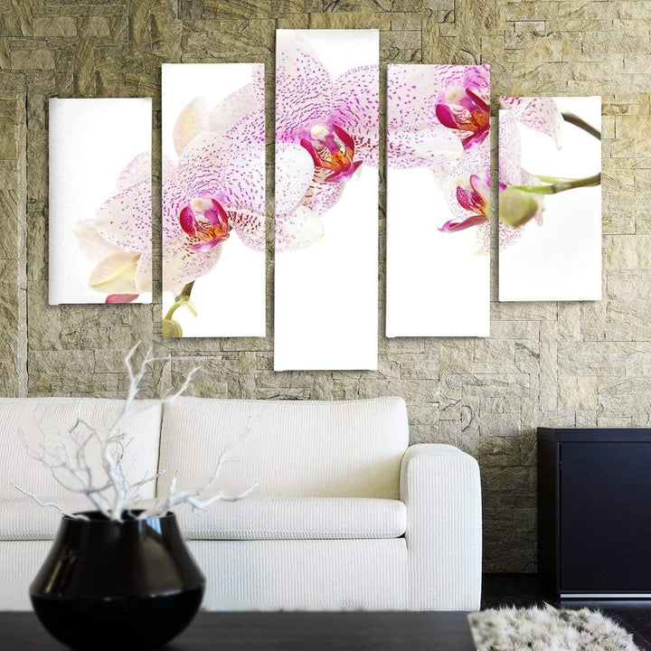 Feeby Frames, Leinwandbild, Bilder, Wand Bild - 5 Teile - Wandbilder, Kunstdruck, 250x120 cm, Typ A,