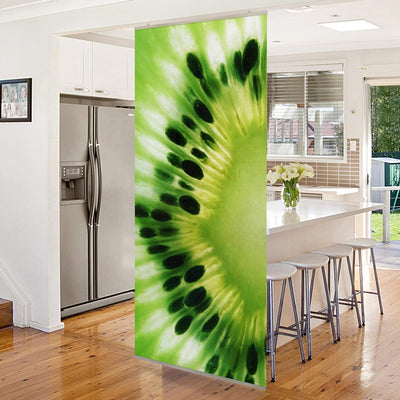 Bilderwelten Raumteiler Shining Kiwi 250x120cm inkl. transparenter Halterung 250x120cm incl. transpa