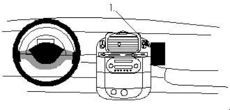 Brodit ProClip f. Smart ForTwo 1998 - 2007 852682