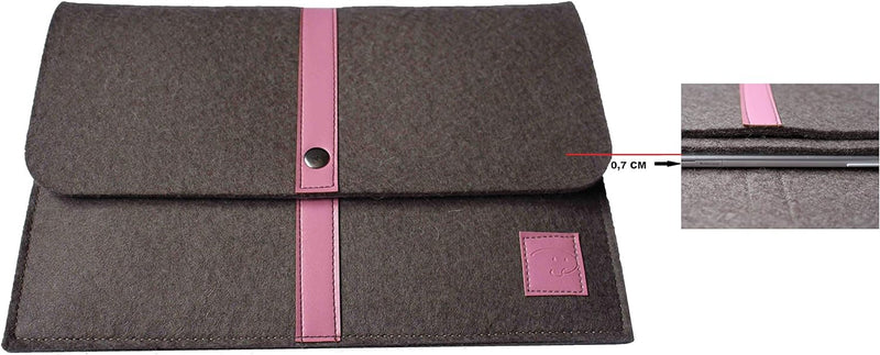 Dealbude24 Schöne Tablet Tasche aus Wolle passend für Lenovo Tab E7 / Smart Tab M8, Stossfeste Table
