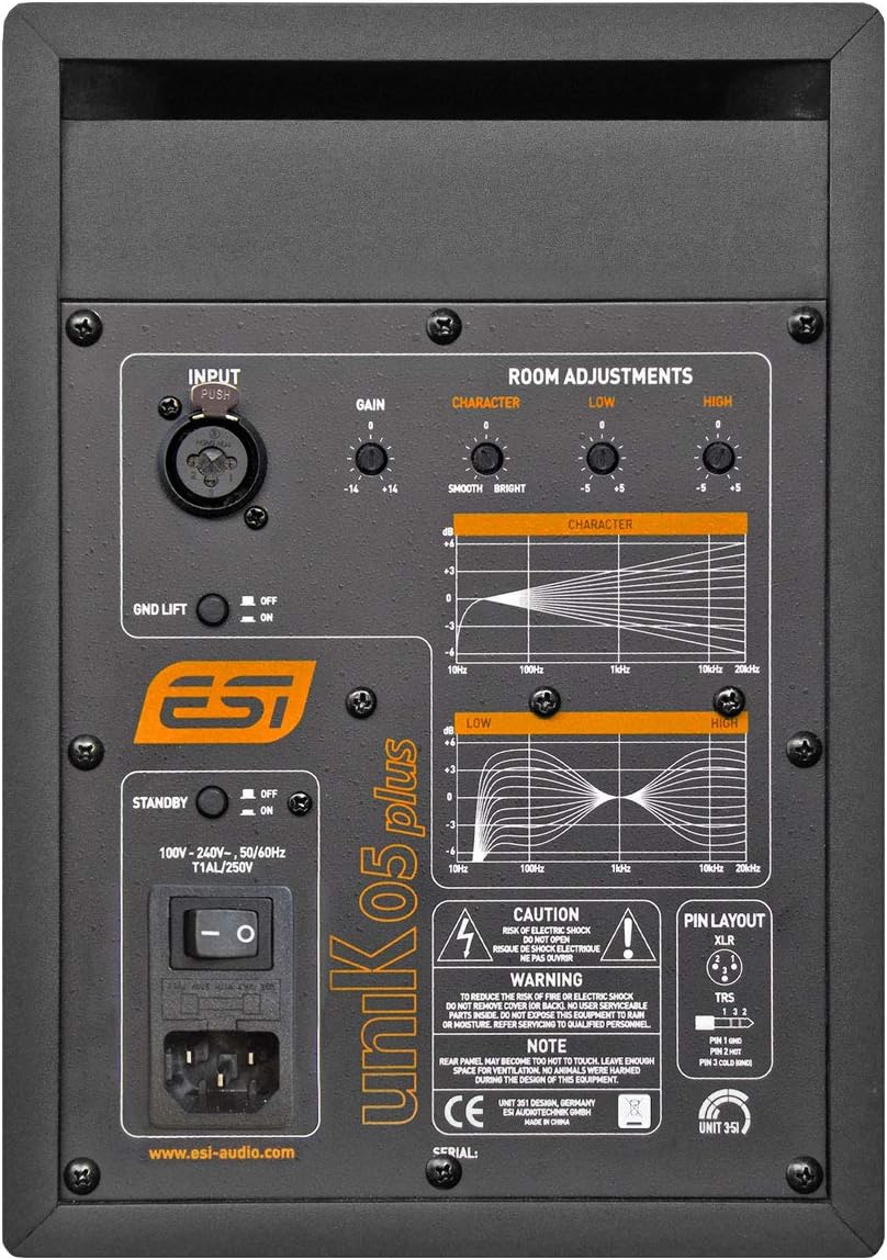 ESI Unik 05+ aktive Studio Monitor-Boxen 1 Paar