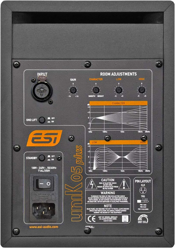 ESI Unik 05+ aktive Studio Monitor-Boxen 1 Paar