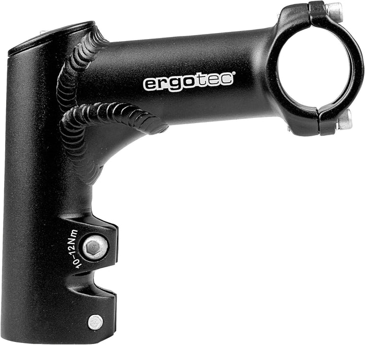 ergotec Ahead-Vorbauten Comfi 31.8 / Aluminium AL6061-T6, 15°, schwarz-sand 80 mm, 80 mm