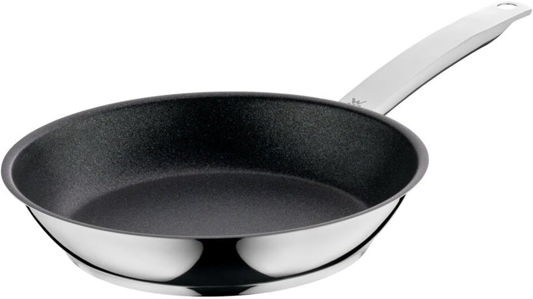 WMF Permadur Advance Bratpfanne Induktion 24 cm, Edelstahlpfanne, Cromargan Edelstahl beschichtet, b