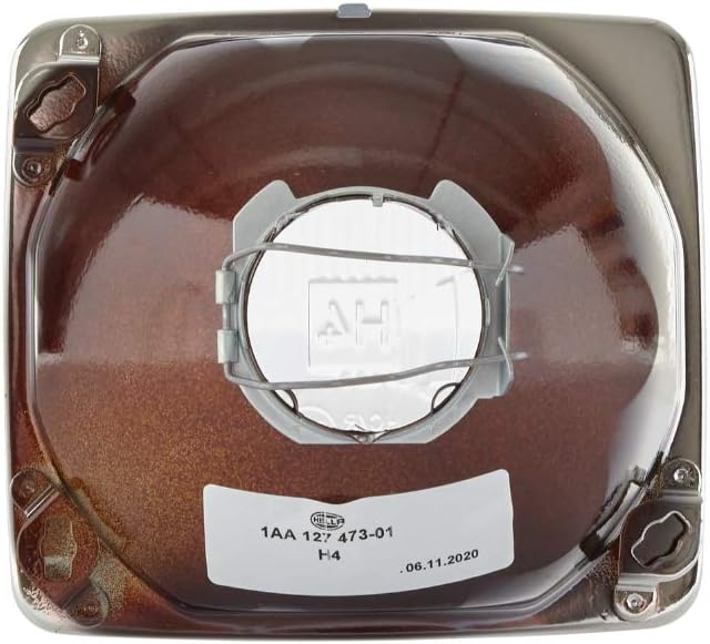 HELLA - Halogen-Scheinwerfereinsatz, Hauptscheinwerfer - 24/12V - rechteckig - Referenzzahl: 10 - Ei