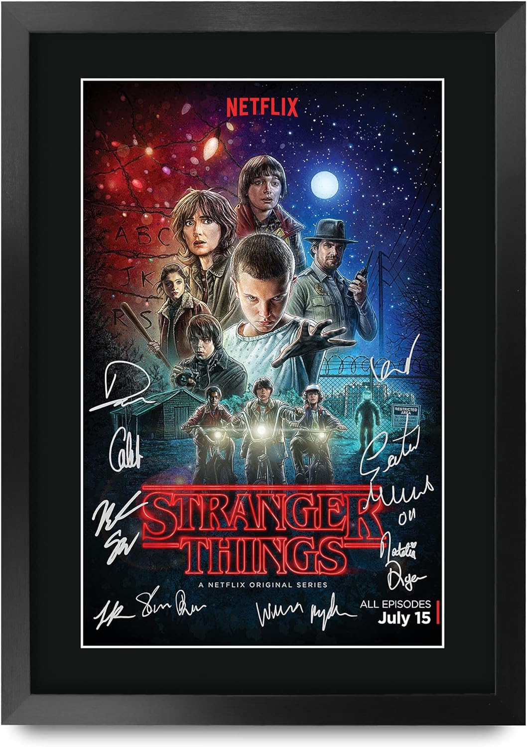 HWC Trading A3 Gerahmte Signiert Gedruckt Autogramme Bild Druck-Fotoanzeige Geschenk Für Tv-Show-Fan