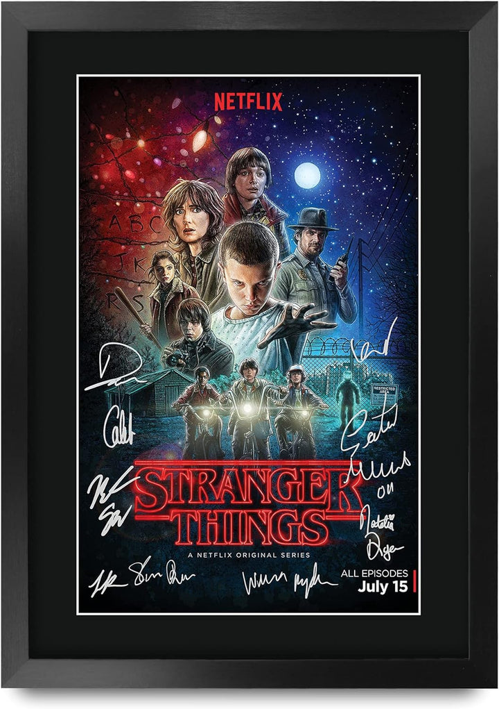 HWC Trading A3 Gerahmte Signiert Gedruckt Autogramme Bild Druck-Fotoanzeige Geschenk Für Tv-Show-Fan