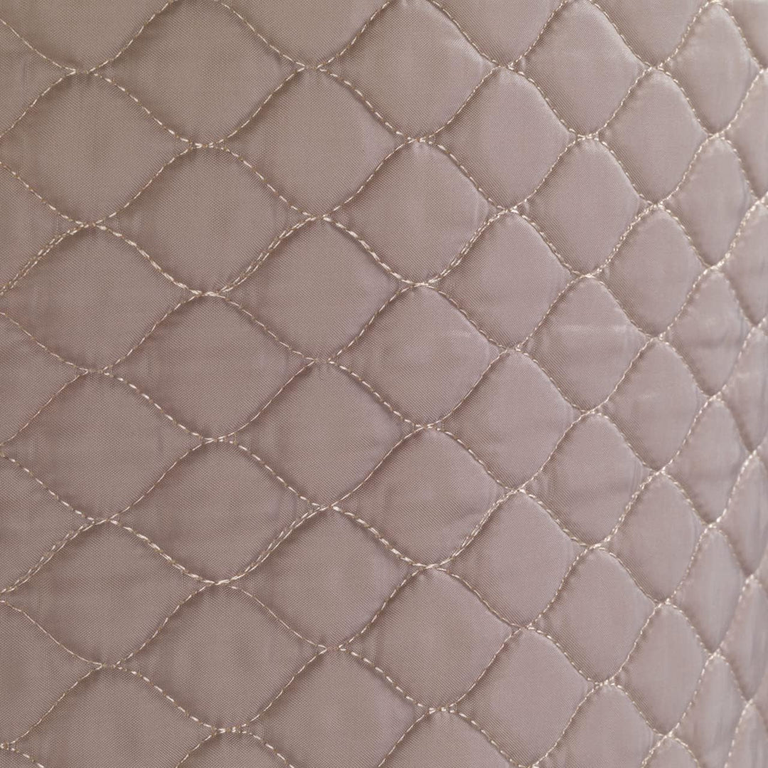 WENKO Wäschesammler Wabo Taupe - Wäschekorb Fassungsvermögen: 75 l, Polyester, 40 x 60 x 40 cm, Taup