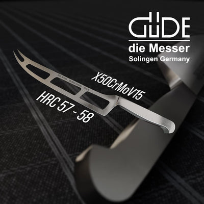 GÜDE Solingen - Weichkäsemesser Käsemesser geschmiedet, 15 cm, Ganzstahl, KAPPA, Handmade Germany