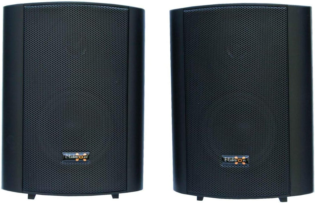 E-Lektron EWL5P Stereo passiv Lautsprecher Paar inkl. Wandhalter für innen und aussen - 5" 125W - Sc