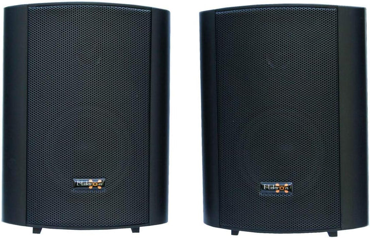 E-Lektron EWL5P Stereo passiv Lautsprecher Paar inkl. Wandhalter für innen und aussen - 5" 125W - Sc