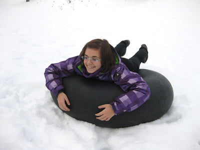 SkinStar LKW Schlauch 16.0/70-20 TR15 zum Rodeln Snowtube Rutschreifen Snow-Tube Bob Ø 115cm Made IN