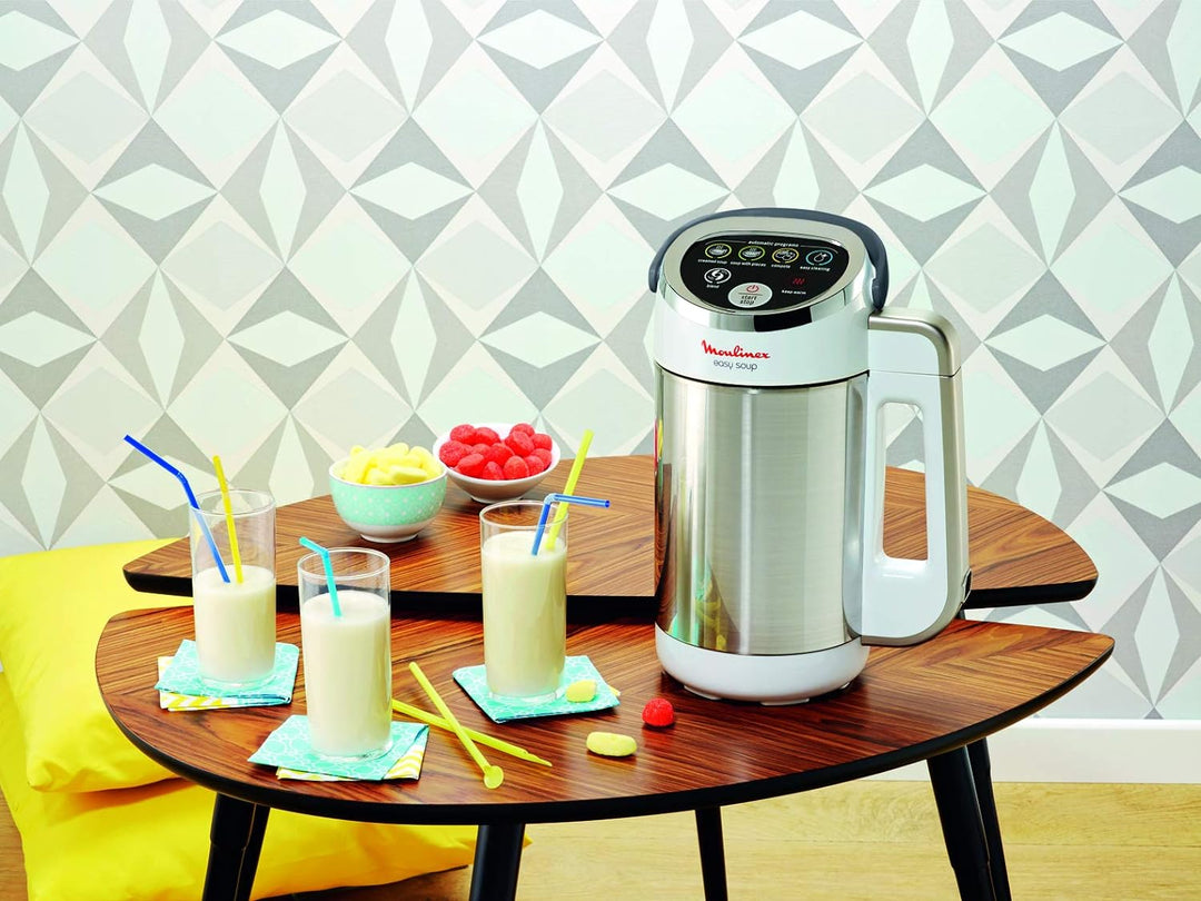 Moulinex Easy Soup Standmixer mit 5 automatischen Programmen, doppelwandig, Fassungsvermögen 1,2 l,