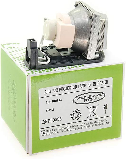 Alda PQ-Premium, Beamerlampe/Ersatzlampe kompatibel mit BL-FP230H, SP.8MY01GC01, SP.8MY01G.C01 für O