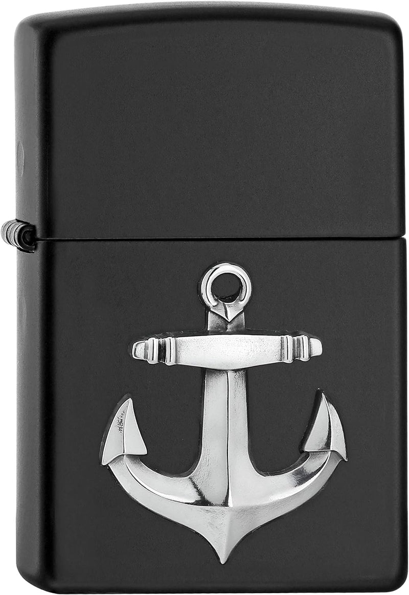 Zippo 2006519 PL 28378 Anker Mini Emblem Feuerzeug, Messing, Design, 5,83,81,2