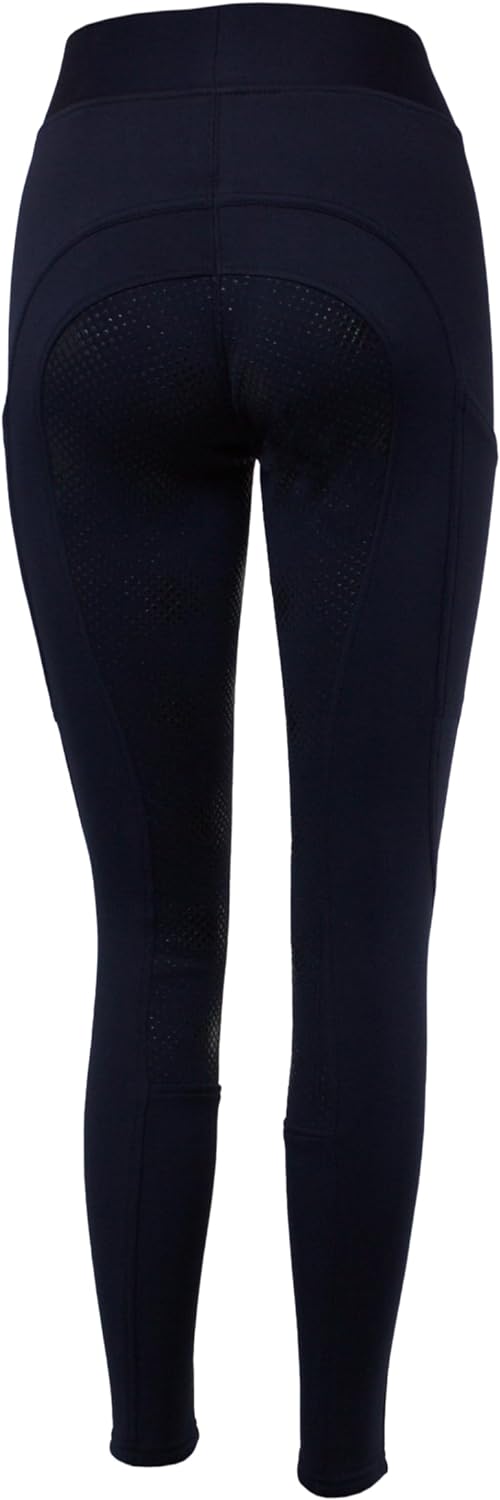 PFIFF 103110 Winterreitleggins „Alaska“ mit Handytasche, Kinder 110-164, Damen 36-44 110-116 Dunkelb