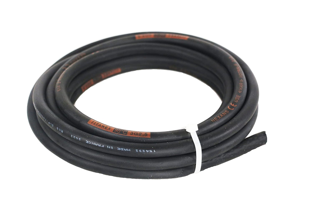 Nexans Titanex Gummikabel H07RN-F 3G1,5 3x1,5mm² schwarz für Baustelle Garten Boot Camping 40m Ring