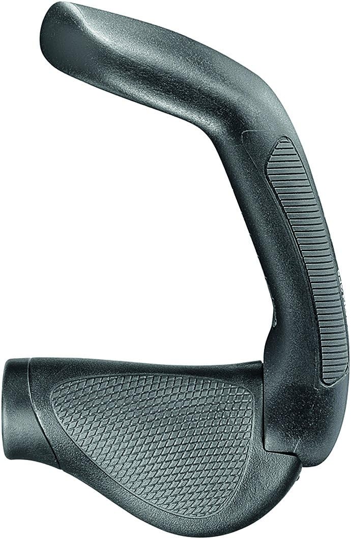 Ergon GP5-L Gripshift Fahrradlenkergriff, Black, L