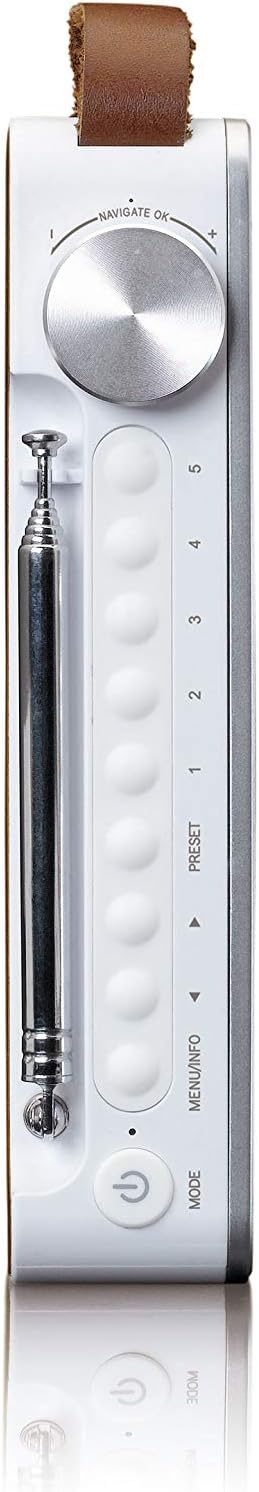 Lenco PDR-040 - Tragbares DBA+ Radio - FM Radio - mit Bluetooth - integrierter Akku mit 2000mAh - 3
