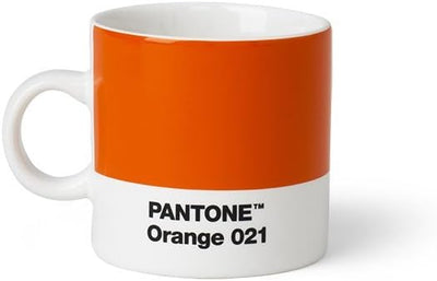 Pantone Porzellan Espressobecher 6er-Set, 6 Espressotassen à 120 ml, coffee, mit Henkel, spülmaschin