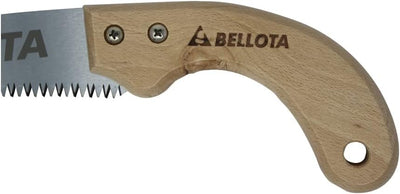 Bellota 4587-13 - Astsäge mit japanischer Zahnung - Gebogenes Blatt und Holzgriff mit Handschutz - I