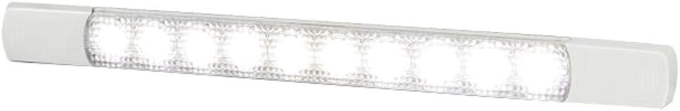 HELLA - Innenraumleuchte - LED - 24V - 3W - LED - Anbau/geschraubt - Lichtscheibenfarbe: glasklar -