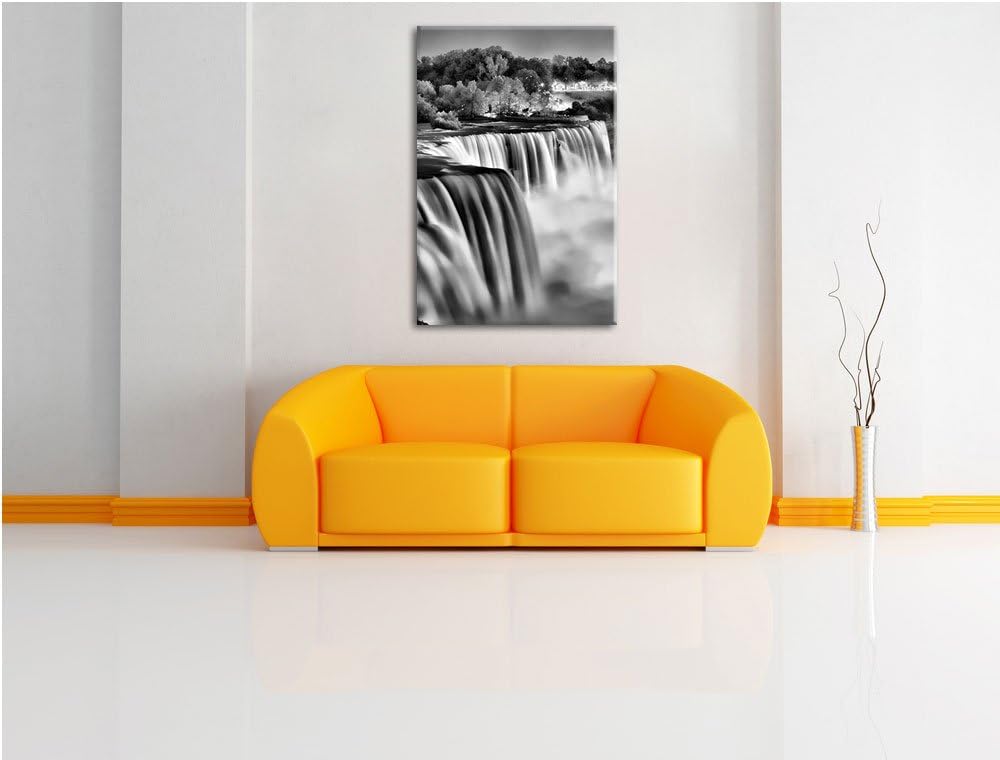 Pixxprint Beeindruckende Niagara Fälle als Leinwandbild/Grösse: 100x70 / Wandbild/Kunstdruck/fertig