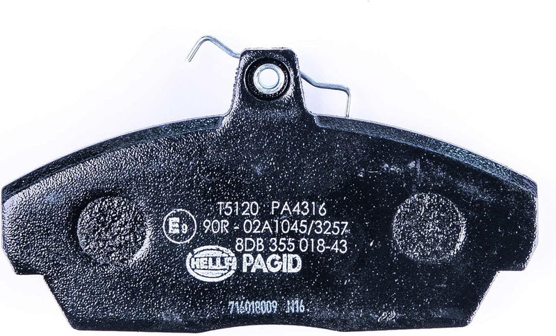 HELLA PAGID 8DB 355 018-431 Bremsbelagsatz - T5120 - Dicke/Stärke: 18mm - Bremssystem: Lucas - nicht