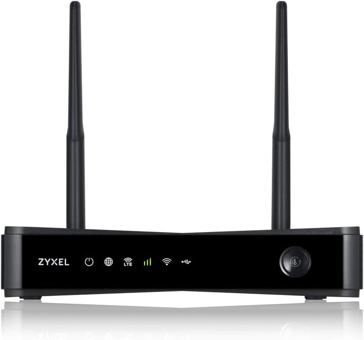 ZyXEL AC1200 4G LTE-WLAN-Indoor-Router mit SIM-Slot ohne SIM-Lock, 300 Mbit/s LTE-A, Keine Konfigura