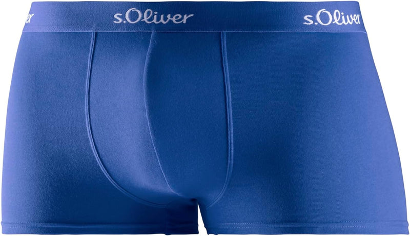 s.Oliver Herren Boxershorts (3er Pack) L Blau Sortiert, L Blau Sortiert