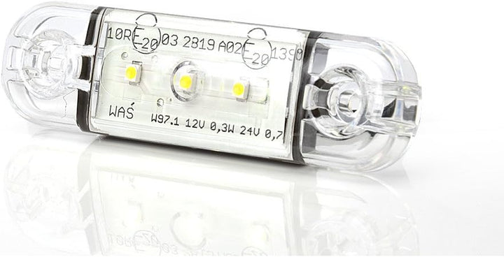 WAS IST WAS LED-Martin® 6er Sparset Umrissleuchte Weiss 12/24V Begrenzungsleuchte Positionsleuchte d