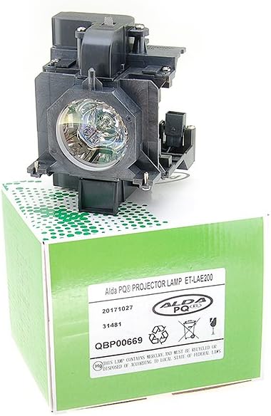 Alda PQ-Premium, Beamerlampe/Ersatzlampe für PANASONIC ET-LAE200 Projektoren, Lampe mit Gehäuse
