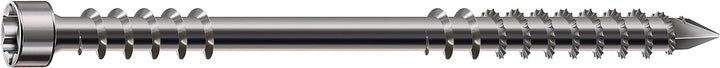 SPAX Weg und Steg Zylinderkopf 8.0x120 Torx 40 Edelstahl A4, 50 Stück,538000801205
