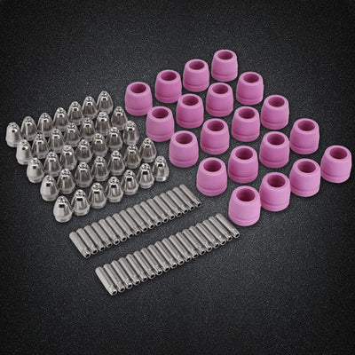 Keramik-Schildschalen, 90 Stück/Set Plasmaschneider Schneidbrenner Verbrauchsmaterial Elektrodendüse