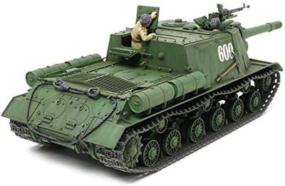 Tamiya 300035303 - 1:35 WWII Russischer Kampfpanzer JSU-152 (2), grün