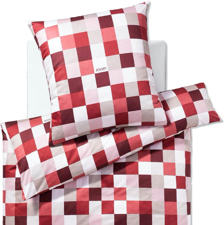 Joop! Bettwäsche Mosaik Relaunch 4092 | 1 Ruby - 155 x 220 1 Bettbezug 155 x 220 cm + 1 Kissenbezug