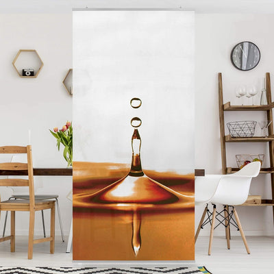 Bilderwelten Raumteiler Gold Drop 250x120cm ohne Halterung 250x120cm without hanger, 250x120cm witho