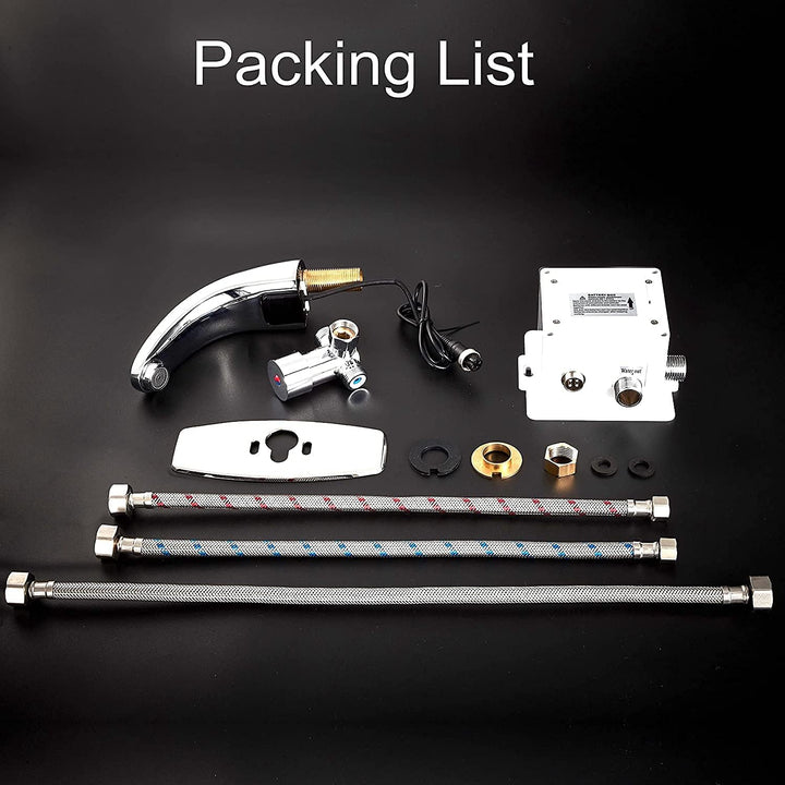 Gangang Berührungsloser Wasserhahn,Hochwertig Infrarot Sensor Kaltwasser Wasserhahn,Automatik Wascht