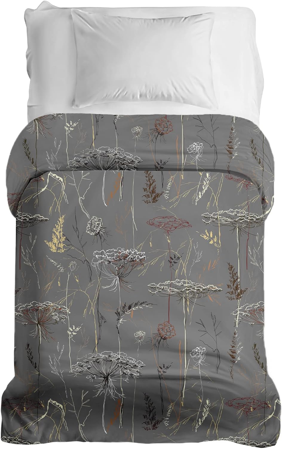 Gravity Gewichtsdecke Bezug - Schlaufen Bezugssystem mit Reissverschluss Baumwolle Deckenbezug für E