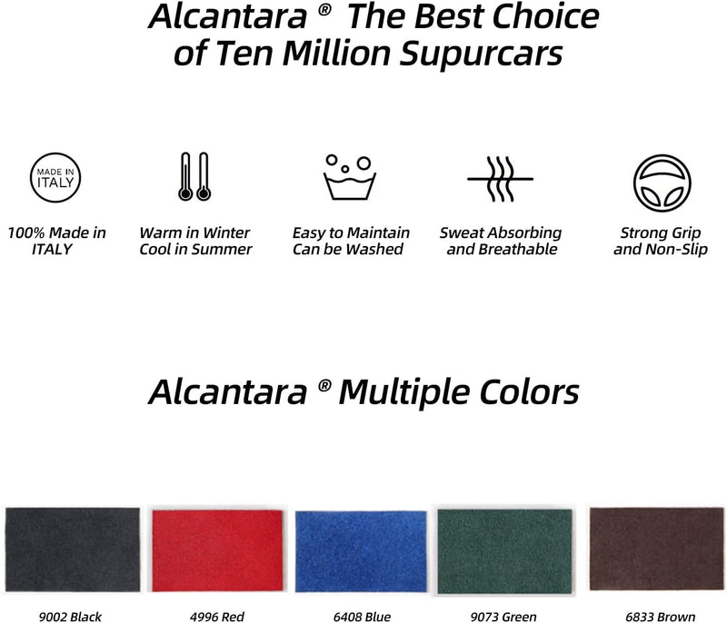 Alfanxi Autozubehör Al-Cantara Material Abdeckung des Lüftungsauslassrahmens und Trittschutzleiste f