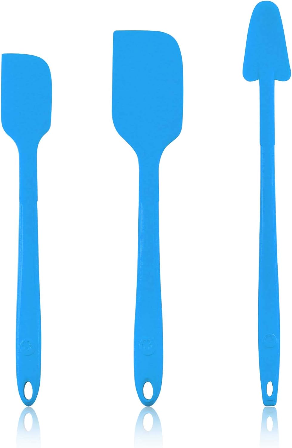 Kochblume Schaber-Set - Restelöffel L & Design Teigschaber L & Design Teigschaber M 3er Set | Premiu