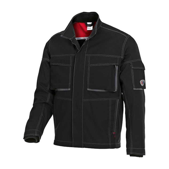 BP 1795-720-32-48/50l Arbeitsjacke, Stehkragen, verdeckter Frontreissverschluss, 305,00 g/m² Verstär