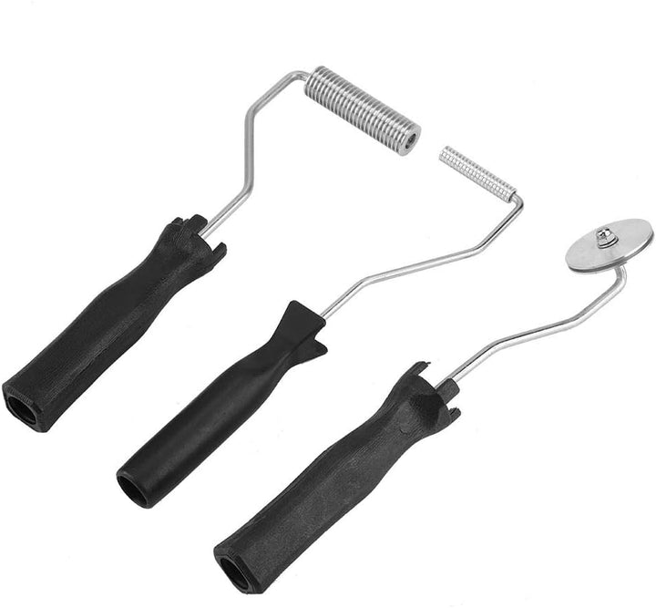 Wifehelper Fiberglas Rollensatz, Aluminiumlegierung Fiberglas-Blasen-Laminierrolle ABS-Griff für GFK