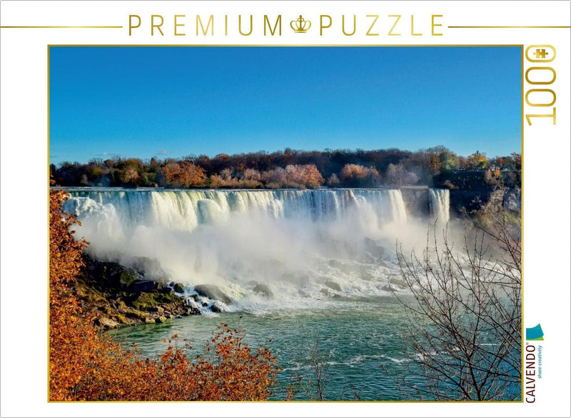 CALVENDO Puzzle Niagarafälle - American Falls und Horseshoe Fall 1000 Teile Lege-Grösse 64 x 48 cm F