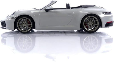 Minichamps 155067335 1:18 Porsche 911 Carrera 4S Cabriolet-2019-Grey Collectible Miniature Car, Grey